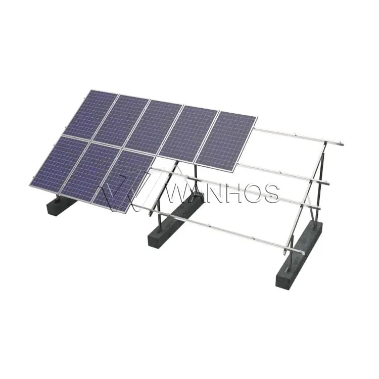 Wanhos galvanized steel ground-mount solar frame, modular design for PV panels