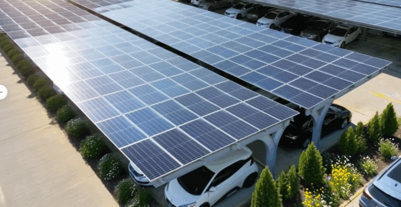 carport with solar