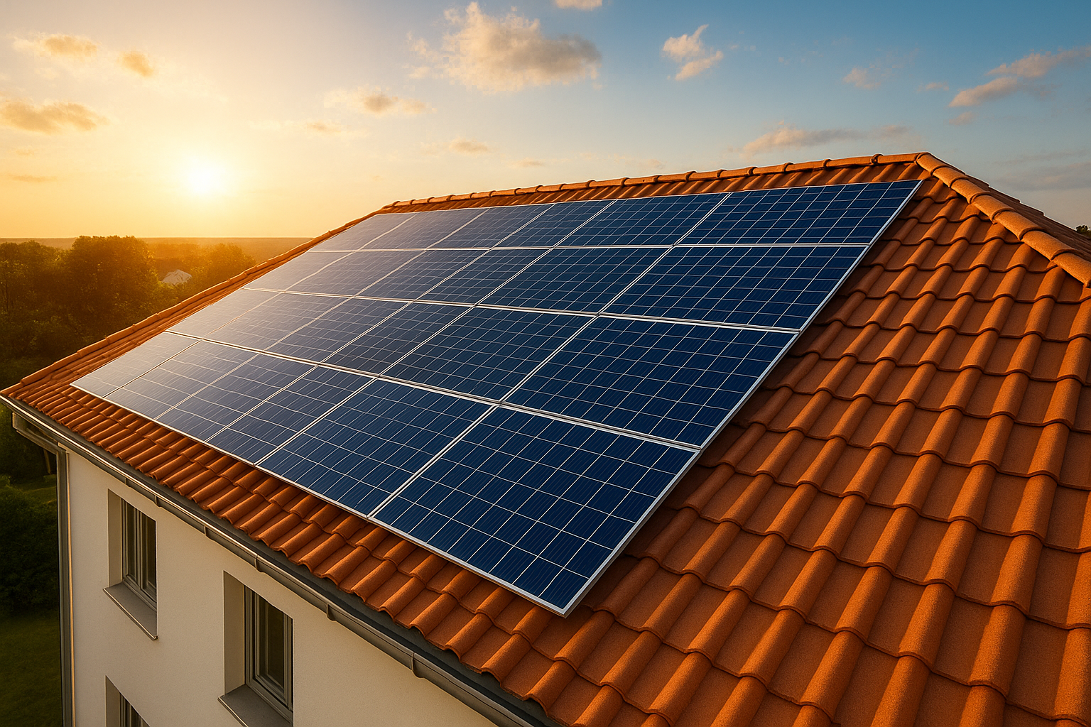 Pitched Roof Solar Racking System installation detail
