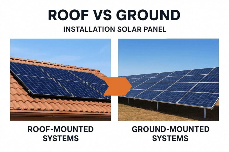 ROOF-VS-GROUND- INSTALLATION-SOLAR-PANEL