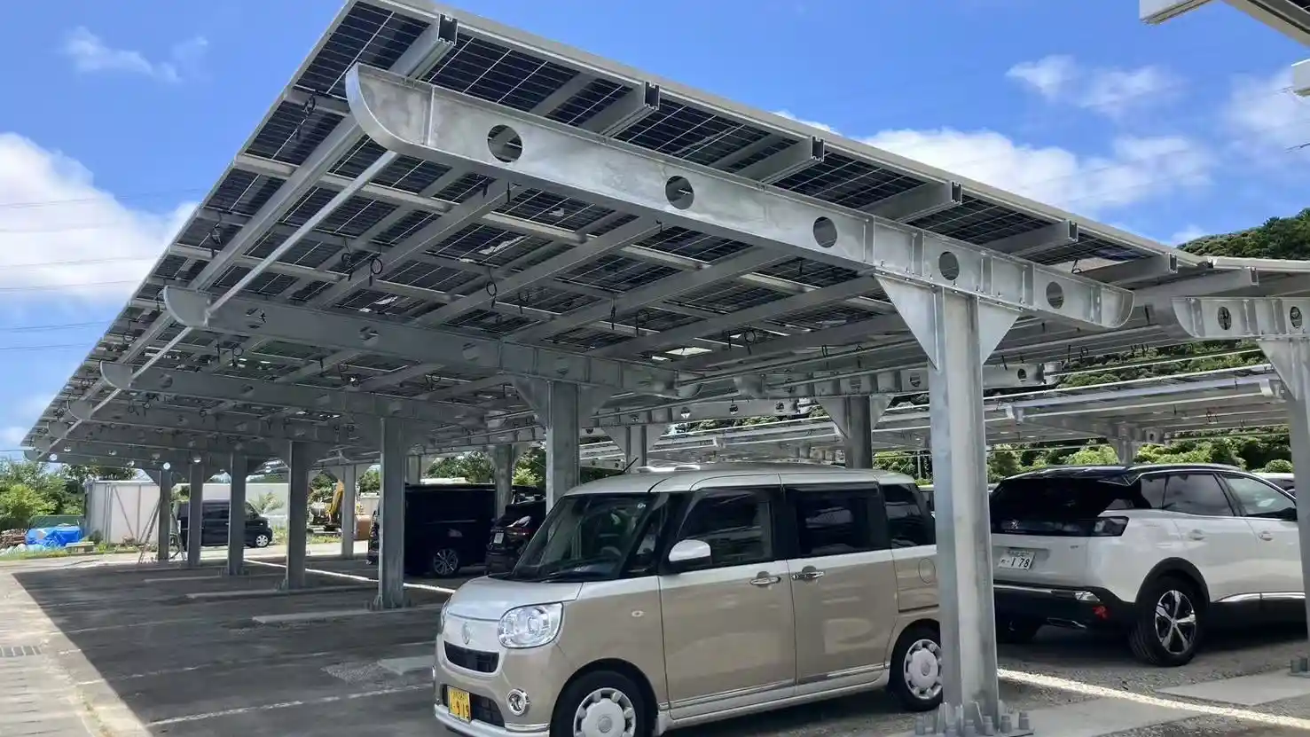 C-steel carport application