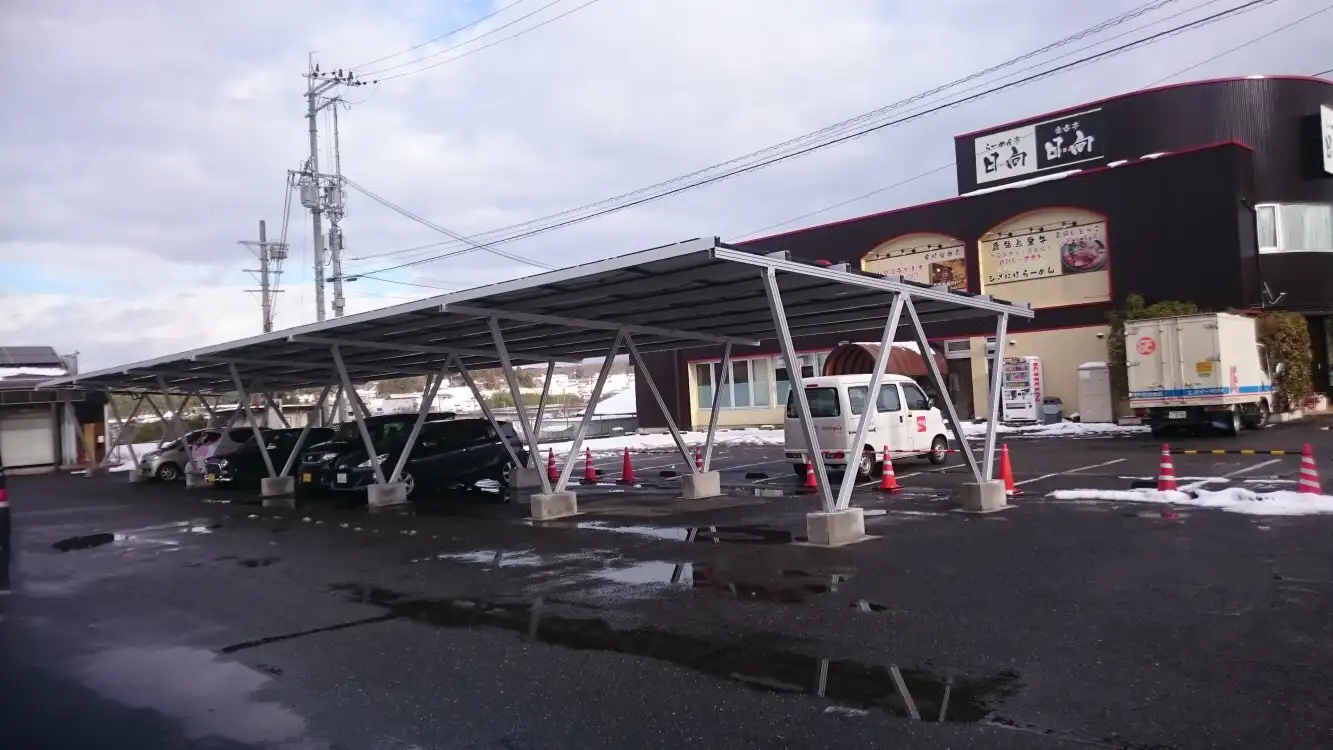 w type carport for japan