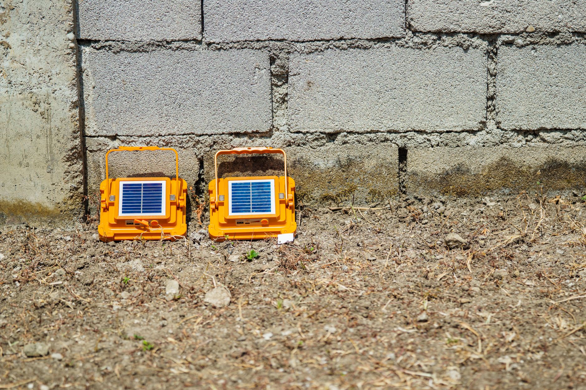 Geotechnical soil boring or pull-out test at a ground-mount solar project site